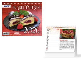 Stolní kalendář mini 2026 MFP - Sladké potěšení