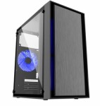 Gembird CCC-FORNAX-960B Fornax 960B černá / micro-ATX / 3x 120 / 2x USB3.0 / bez zdroje / průhledná bočnice (CCC-FORNAX-960B)