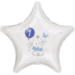 1.narozeniny modrý slon hvězda foliový balónek balonky.cz 1.narozeniny modrý slon hvězda foliový balónek balonky.cz