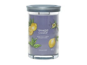 YANKEE CANDLE Black Tea Lemon svíčka 567g / 2 knoty (Signature tumbler velký )