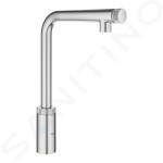 GROHE - Minta SmartControl Dřezová baterie s výsuvnou koncovkou, SmartControl, supersteel 31613DC0