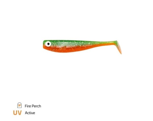 Zeck Gumová nástraha Zander Gummi 9cm - Fire Perch,Zeck Gumová nástraha Zander Gummi 9cm - Fire Perch
