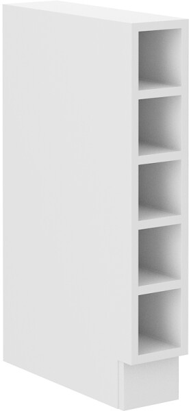 Spodní policová otevřená skříňka 15 D OTW BB Barva korpusu: Bílá