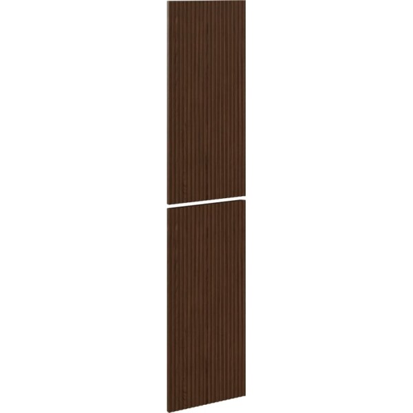 MEXEN - Rivel čelo pro koupelnovou skříňku reliéf 35 x 80 cm (2 ks.), ořech 91A21-1600-300-2-86