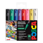 Posca sada popisovačů PC-1M, 0,7 - 1 mm, mix barev (8 ks)