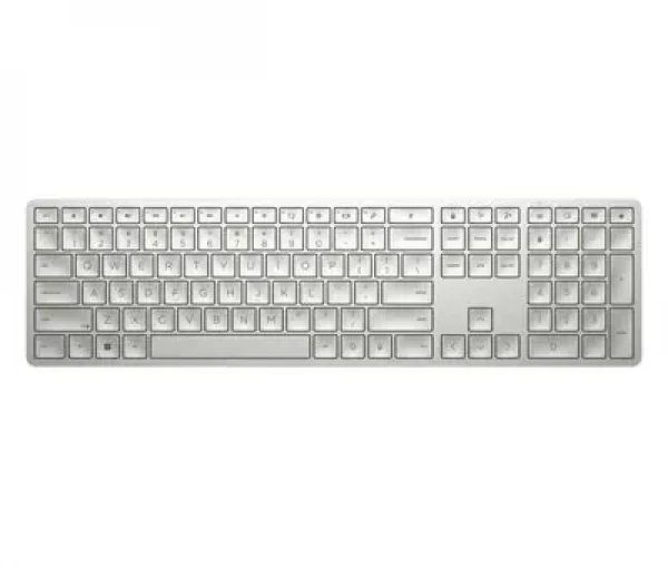 Rozbaleno - HP 970 stříbrná / bezdrátová klávesnice / USB / CZ+SK / rozbaleno (3Z729AA#BCM.rozbaleno)