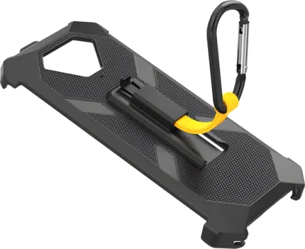 MyPhone Kryt s karabinou pro Hammer Iron V černá / Kryt / Otočný klip 180° / Karabina (AKC001255)