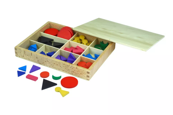 Moyo Montessori Moyo Montessori Dřevěné gramatické symboly s krabičkou