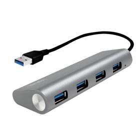 LogiLink UA0307 4 porty USB 3.0 hub hliník