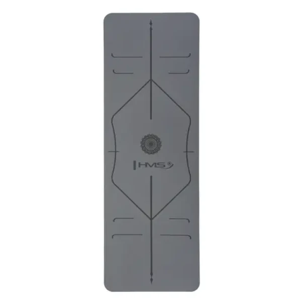 HMS YM10 Podložka na jógu šedá (5907695558319)
