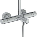IDEAL STANDARD - Ceratherm T25 Sprchový set s vanovým termostatem, průměr 25 cm, 2 proudy, chrom A8480AA
