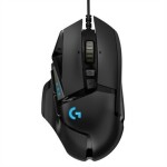 Logitech G502 HERO černá / herní myš / USB / optický senzor / 16000dpi / 11 prog. tlačítek / 2.1m (910-005471)