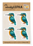 VšudyLEPKA vel. 1 -021 - Ledňáček 4x