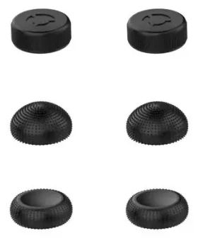 Lenovo Legion Go Joystick Caps Eclipse Black / Čepičky na joystick / silikon / 6 ks / 3 typy / pro Legion Go (GXH1R61506)