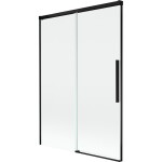 MEXEN/S - Rox vanová zástěna 2-křídlová posuvná 120 x 150, transparent, černá 8C9-120-001-70-00