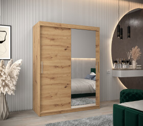 Šatní skříň Abi T2 Barva korpusu: Dub artisan, Rozměry: 150 cm, Dveře: Dub artisan