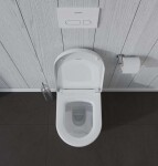 DURAVIT - ME by Starck Stojící WC, zadní odpad, s WonderGliss, alpská bílá 21690900001