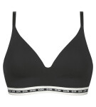 Dámská vyztužená podprsenka bez kostic DIM ICONS PADDED TRIANGLE BRA - DIM - černá 80 A