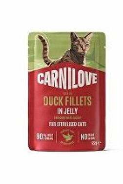 Carnilove Cat Pouch Jelly Duck+Catnip Steril. 85g