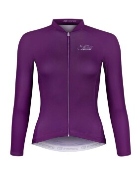 Dres FORCE PURE UNI, dlouhý rukáv, fialový (Barva fialová, velikost XL)