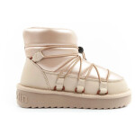 D.Franklin sněhule dámské zimní módní zateplené boty zlaté dámské 38