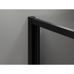 MEXEN/S - Exo sprchový kout skládací dveře 90 x 85, transparent, černá 816-090-085-70-00