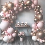 Balónková girlanda goldrose Balonky.cz Balónková girlanda goldrose Balonky.cz