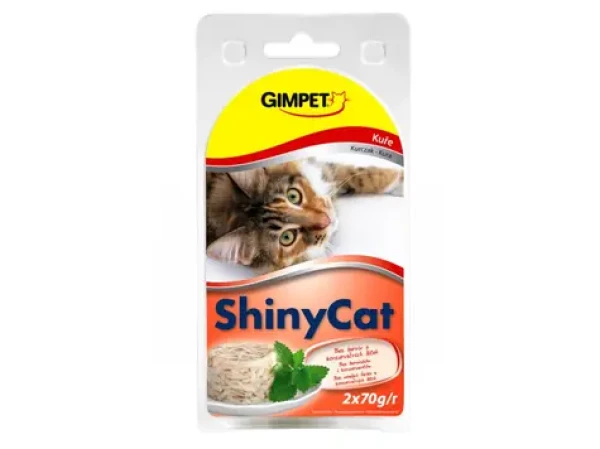 GIMBORN Gimpet ShinyCat kuřecí konzerva 2x70g (4002064413495)