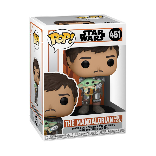 Funko POP: Star Wars - The Mandalorian with Grogu #461
