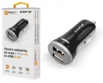 Nabíječka do auta ALIGATOR 2xUSB výstupem, 3.4A,