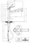 Dřezová baterie Villeroy Boch Junis 92820006, 92820006,