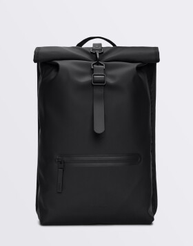 Batoh Rains Rolltop Rucksack 01 Black