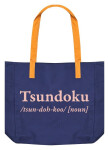 Bavlněná taška - Tsundoku s oboustranným potiskem