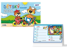 Dětský kalendář 2026 - stolní kalendář