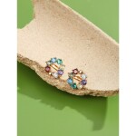 Náušnice Swarovski Elements Cecile, Barevná/více barev