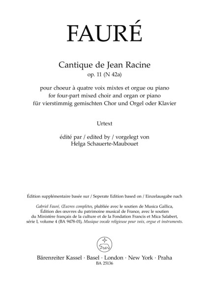 KN Cantique de Jean Racine op. 11