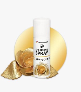 Barva ve spreji Food Colours New Gold (50 ml) Zlatá