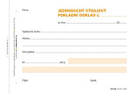 Výdajový doklad jednoduchý, A6, 100 listů, NCR