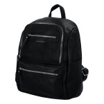 Módní dámský koženkový batůžek Sirina, černá