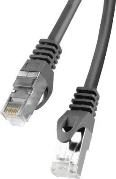 Lanberg PCF6-10CC-0100-BK černá / Patch kabel / FTP / Cat6 / 1 m (PCF6-10CC-0100-BK)