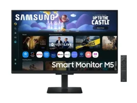 27" Samsung Smart Monitor M5 M50F černá / Smart monitor / IPS / 1920x1080 / 60 Hz / Wi-Fi / Bluetooth / 2x HDMI (LS27FM500EUXEN)
