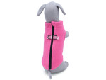 Lonato fleecová mikina pro psa na ZIP Barva: Růžová, Délka zad (cm): 30, Obvod hrudníku: 44 - 48 cm