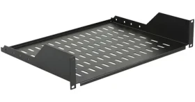 Lanview RAS210BL černá / Police do racku / 19" / 2U / hloubka 350 mm / nosnost 30 kg (RAS210BL)