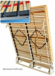 NábytekProNás Sklápěcí mechanismy - dvoulůžka (bez skříně) ROZMĚR: (30 lamel š=36 mm) - lůžko 160x200 cm