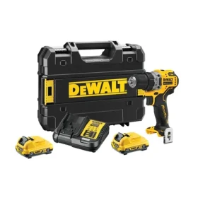 DeWalt DCD701D2 / Aku vrtačka s příslušenstvím / 12V / 10mm sklíčidlo / 2x2.0Ah / 1.500 ot-min / 57.5 Nm (DCD701D2)