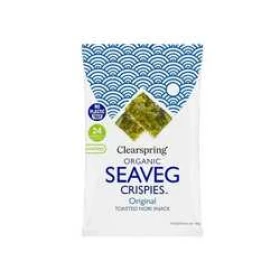 Clearspring Křupavé mořské řasy nori originál 4 g BIO