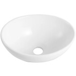 CERANO - Umyvadlo keramické - na desku - Doria - bílá lesklá - 34,5x26 CER-680339