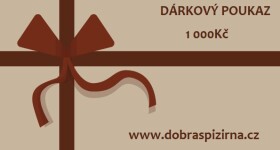 Dárkový poukaz v hodnotě 1000Kč