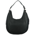 Módní dámská koženková kabelka na rameno Erlea, černá