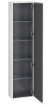 DURAVIT - L-Cube Skříňka vysoká 176x40x24 cm, pravá, lesklá bílá LC1170R2222
